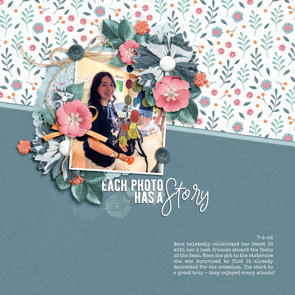 Each photo . . .