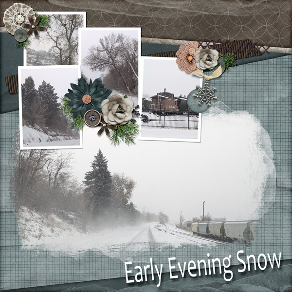 Early evening snow