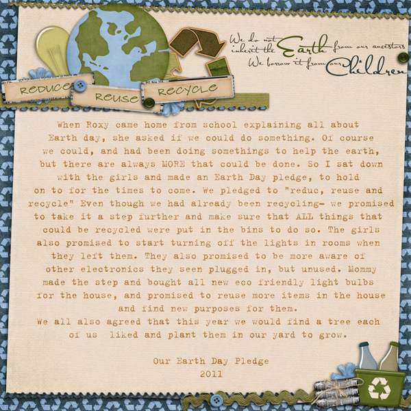 Earth Day Pledge