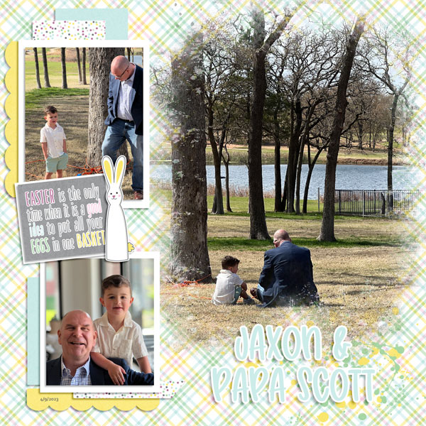 Easter at Katie's - Papa Scott + Jaxon 4.9.2023