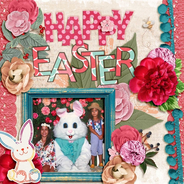 Easter bunny visit
