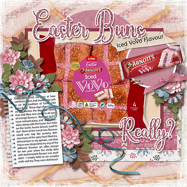 Easter Buns, Iced VoVo Flavour