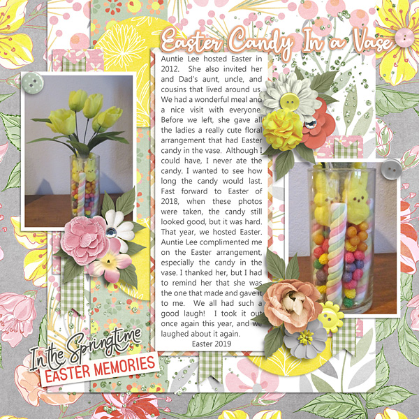Easter Candy in a Vase