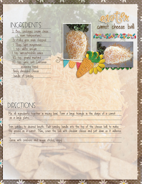 easter carrot cheese ball recipe