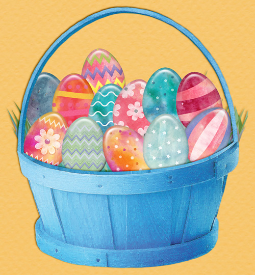 Easter egg hung 2016