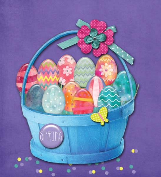 Easter egg hunt basket 2016