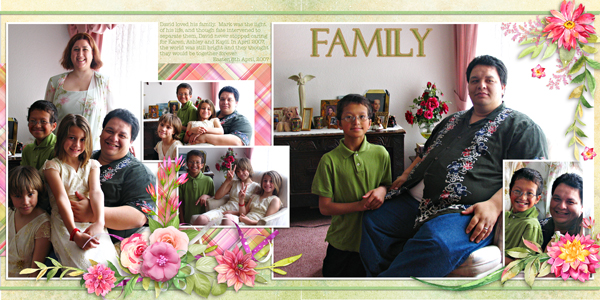 Easter Family (Two Page Spread)