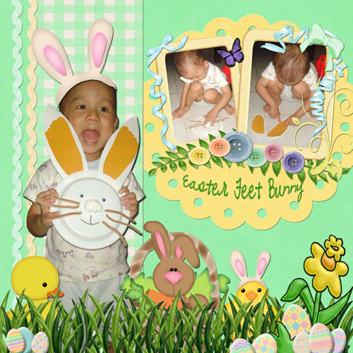 Easter Feet Bunny