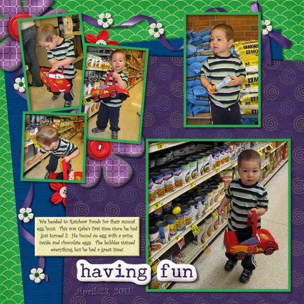 Easter fun at the grocery store