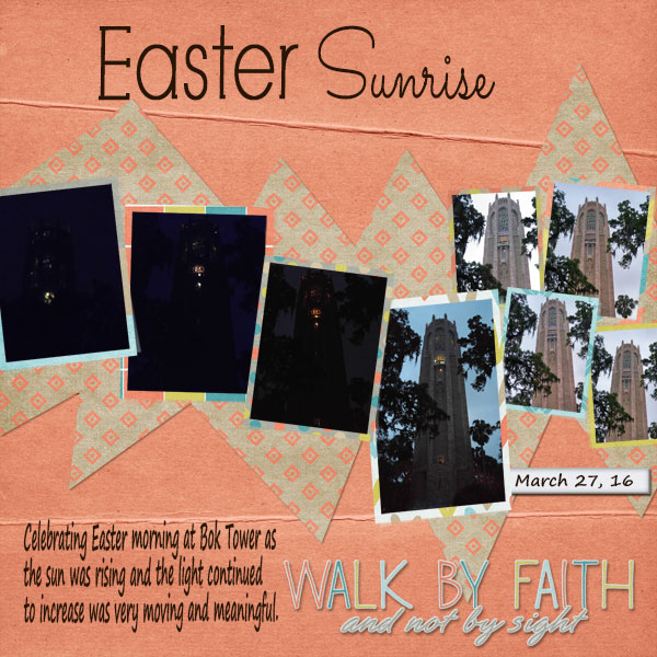 Easter Sunrise Left