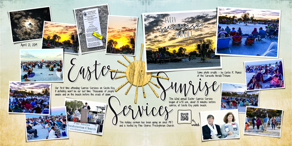 Easter Sunrise Services on Siesta Key Beach