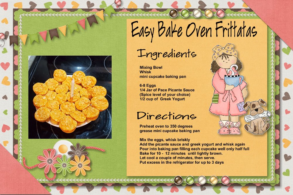 Easy Bake Oven Frittatas