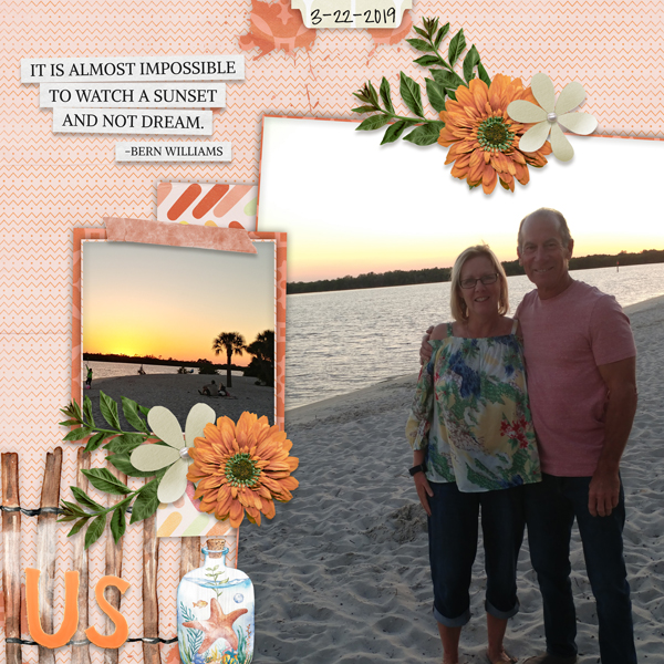 Easy Breezy Summer Sunset with Alphas-Aimee September Template Challenge #3