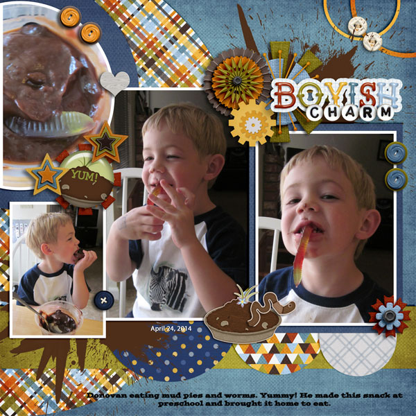 eating mud pies