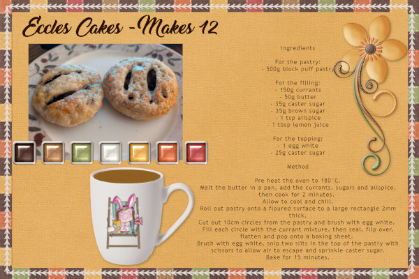 Eccles Cakes  and Tea