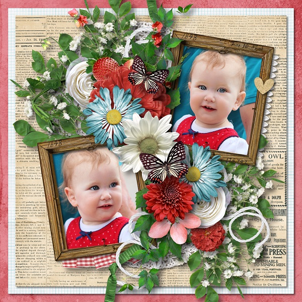 Edith in Red