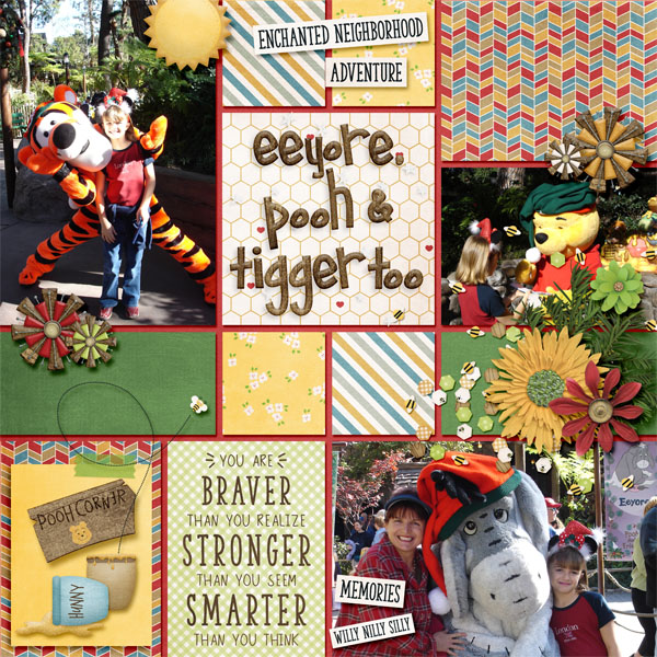 Eeyore, Pooh + Tigger Too