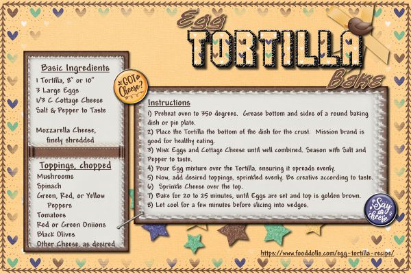 Egg Tortilla Bake
