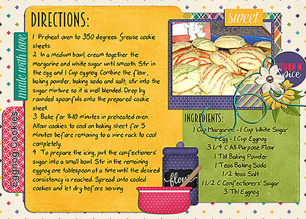 eggnog cookies