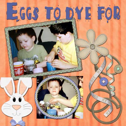 Eggs to dye for