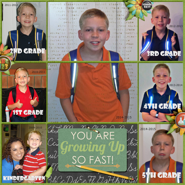 Elementary School Years- where does the time go