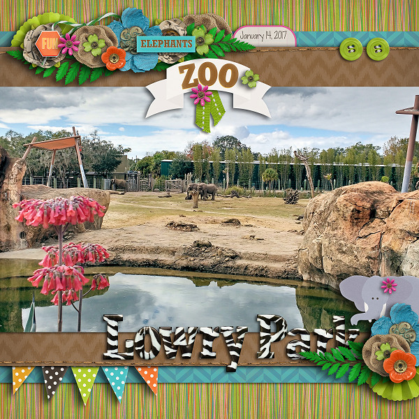Elephants (left side)