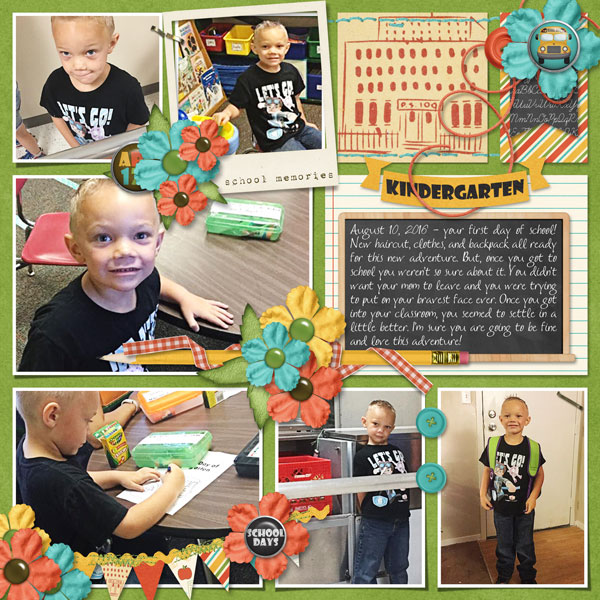 Eli First Day of School