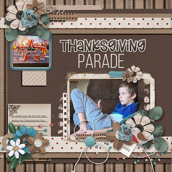 Eli watching parade