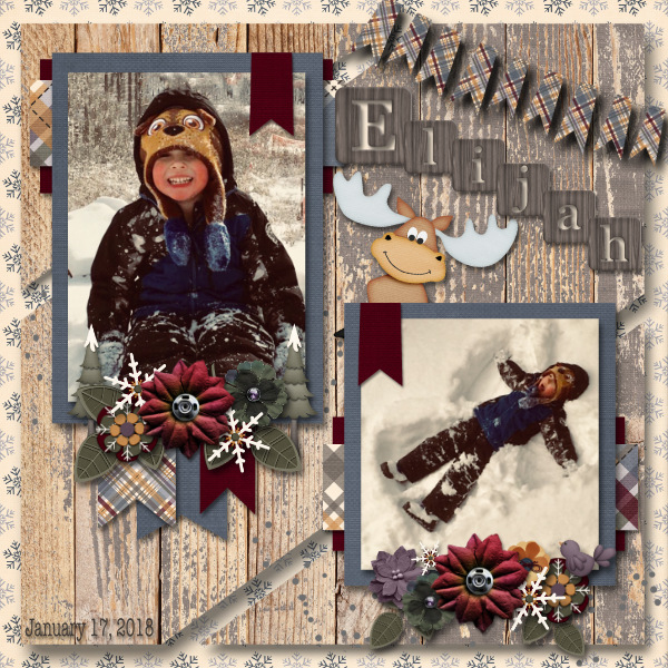 Elijah in the snow