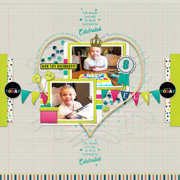 Elis 8th birthday Feb challenge template 2