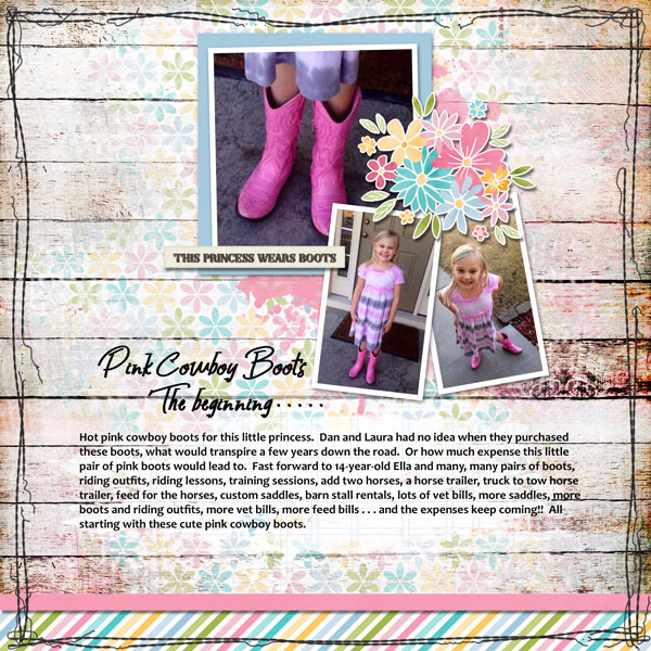 Ella Pink Boots