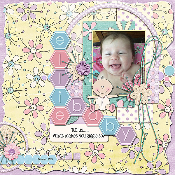 Ellie Baby! Tell us... what makes you giggle so?