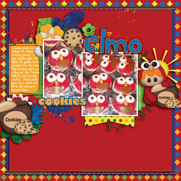 Elmo Cookies