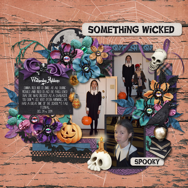 em as Wednesday Addams
