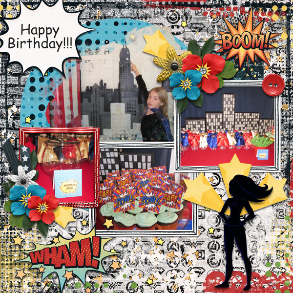 Em Superhero bday