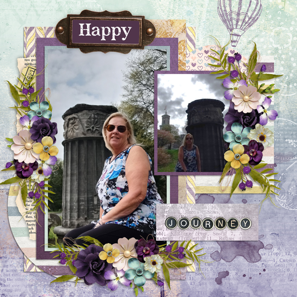 Embrace The Journey-CarolW Scrap By Number Templates-Tinci