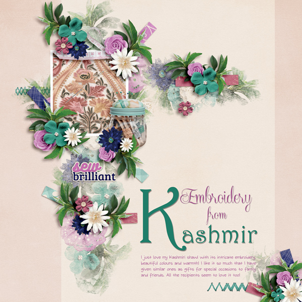 Embroidery from Kashmir