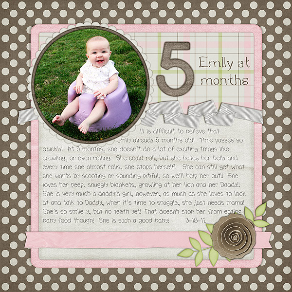 Emily at 5 months