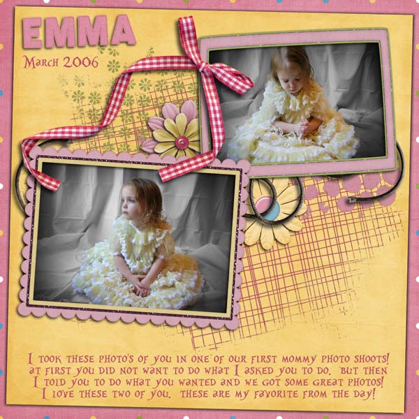 Emma's 2006 Photo Shoot