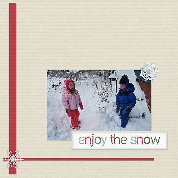 enjoy the snow