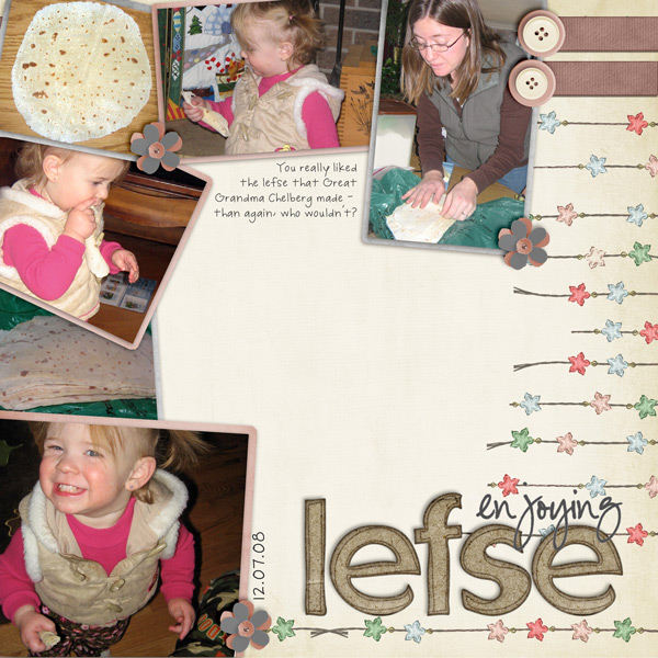 enjoying Lefse