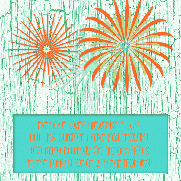 Enough Fireworks!