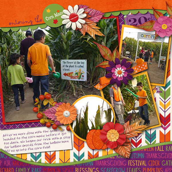Entering Corn Maze