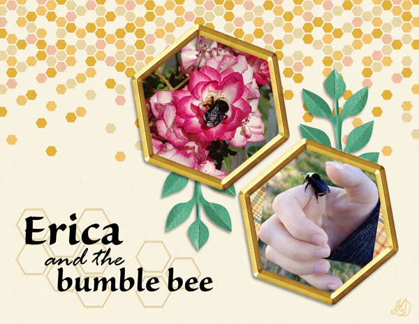 Erica and the bumble bee