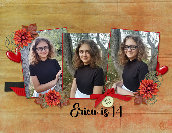 Erica is 14