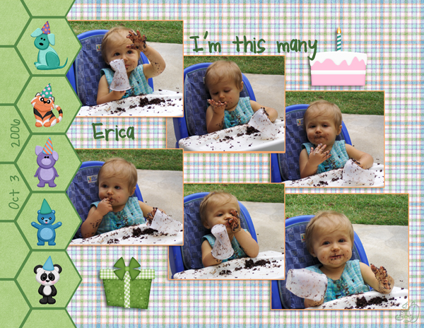 Erica's 1st cake