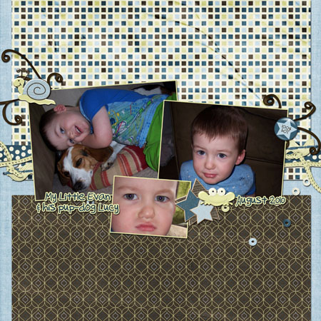 Ev and his Pup-Dog
