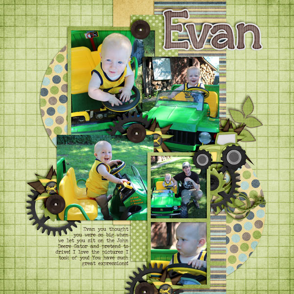 Evan - John Deere Gator - 9 months