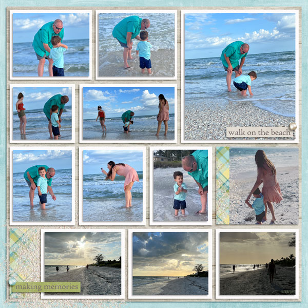 Evening on the Sanibel beach with Jaxon 5.23.2022