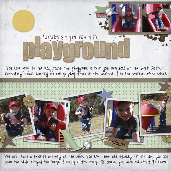 Everyday is a great day at the Playground!